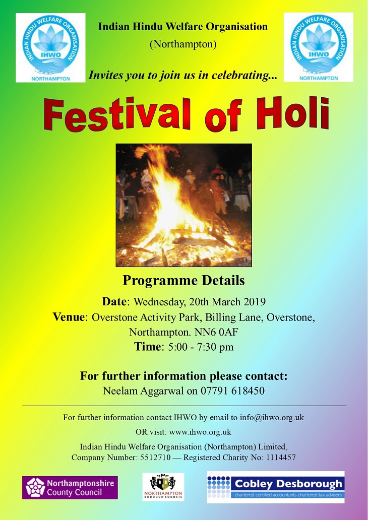 Holi festival 2019 northampton